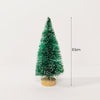 5Pcs Mini Christmas Trees Plastic Artificial Christmas Tree Ornament Winter Snow Tabletop Diy Craft Christmas Decoration 2024