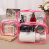 1/3pcs Transparent Storage Bags Women Makeup Cosmetic Cases Organizer Travel Waterproof Wash Pouch Holder Large Capacity PVC Bag