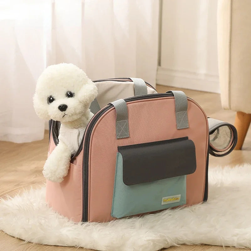 Dog Backpack Puppy Handbags Dog Transport Bag Pet Backpack Multifunctional Tent Pet Bag Puppy Carrier Pet Single Shoulder Bag