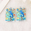 12Pcs 38*25MM Constellations Tarot Card Charms Magical Divination Crafts Acrylic Board Jewelry Necklace DIY Accessories