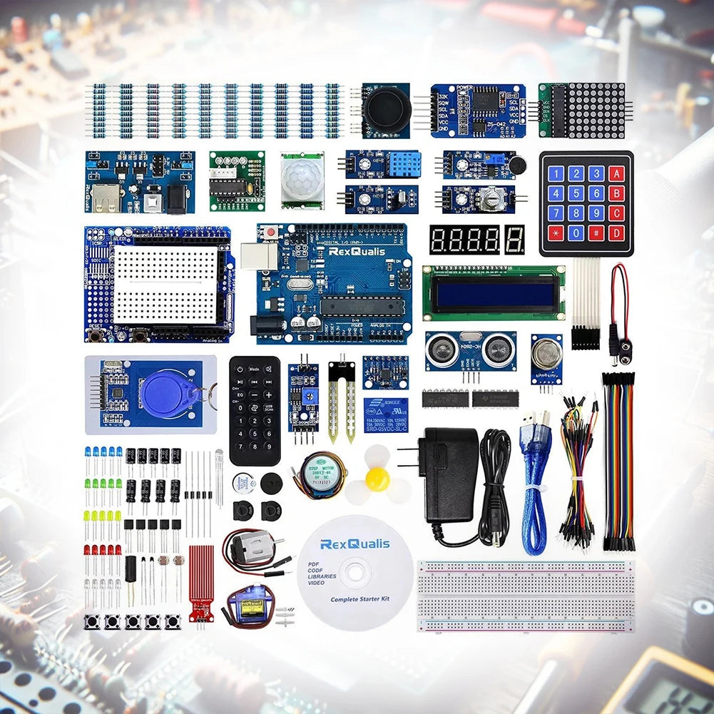 Full Version Starter Learning Kit for Arduino Programming Project DIY Electronics Laboratory Smart Beginner Kit for Arduino IDE