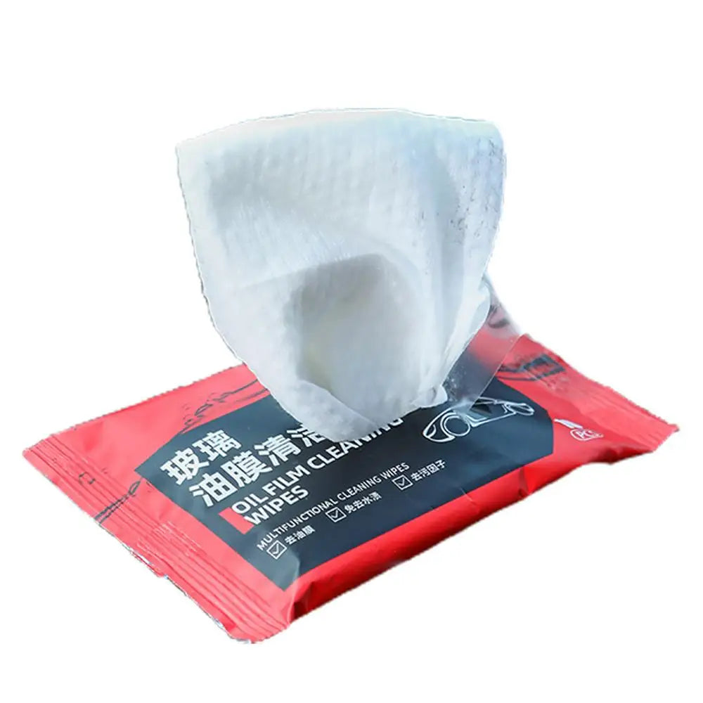 Glass Oil Film Remover Car Glass Oil Film Removal Wipes 10PCS/Pack Car Window Glass Oil Film Remover Glass Wipes For Car Window