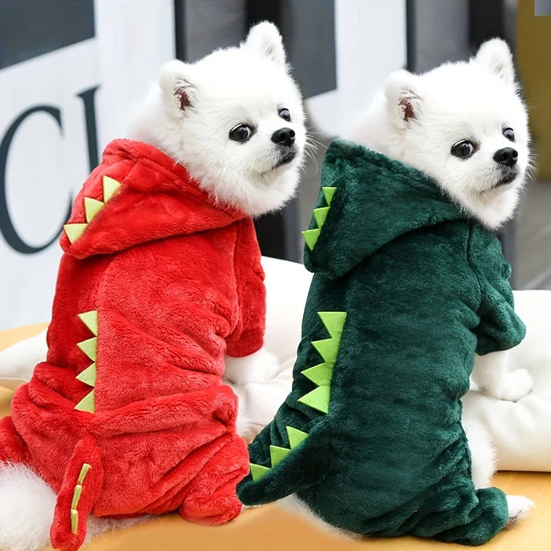 Pet Dog Clothes Cosplay Dog Cat Clothes Warm Dinosaur Clothes Puppy Coat Puppy Clothes Pet Clothes Big Dog Hoodie