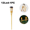 Solar Lamps LED Flame Effect Lamp Handcraft Bamboo Waterproof Garden Lighting Lawn Torches Yard Landscape Outdoor Light