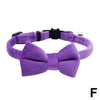 Suede Collar Bow Wear-resistant Lovely Comfortable Collar Collar Bell Velvet Dog Cat Small Adjustable Y5J7