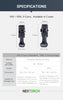 Nextorch V51 flashlight tactical holder 360 Rotatable Flashlight holder molle tactical For tactical torch flashlight holder edc