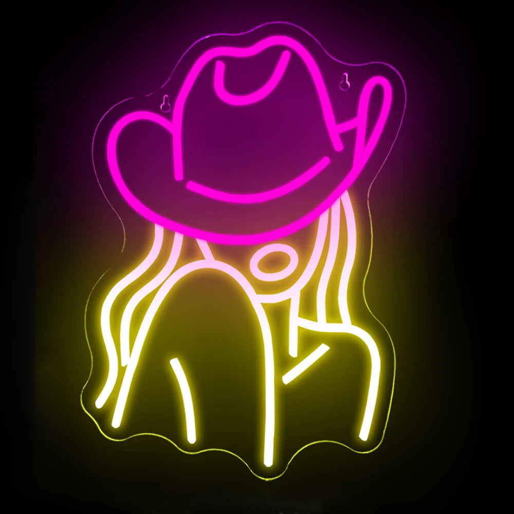 Sexy Lady Neon Sign Woman Body Pink Led Lights USB Powered Wall Light Up Signf For Home Bedroom Party Bar Night Club Room Decor