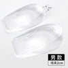 1pair Silicone Gel Insoles Men Women Transparent Half Heel Insole Pad Height Increase Shoes Pad Foot Cushion Shoe Accessories