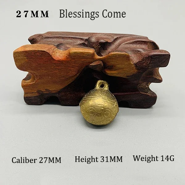 Copper Bell for Pet Dog Collar Anti-lost Necklace Bronze Jingle Bells for Cat Cow Sheep Horses Poultry Animal Puppy Accessories