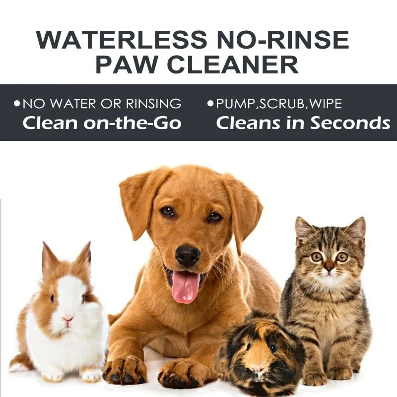 Paw Cleaner Dog Cat Fragrance-free Formula Traditional Bulky Foot And Paw Cleaner Ingredients Coconut Oil Gentian Root Glycerin