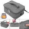 USB Electric Heating Bag Food Warmer Car Travel Camping Heater Container Packet Thermal Bag Electric Lunch Box for Office School