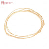 0.3MM 0.4MM 0.5MM 0.6MM 0.7MM 0.8MM 1MM 1.2MM 24K Gold Color Brass Make Shape Metal Wire High Quality Jewelry Accessories