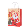 Christmas Gift Bags Cartoon Santa Claus Snowflake Dot Stripe Xmas Tree Candy Biscuit Paper Bag For Diy Christmas Supplies 2023