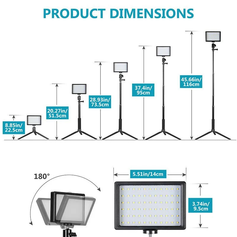 Multi-Light Source VLOG Fill Light Camera Video Light Color Card Color Three Primary Color Flat Panel Light USB Charging