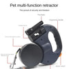 3mPet supplies multi-functionDouble-Ended Traction Rope Auto Retractable Roulette Dual Dog Leash With Flashlight dog accessories