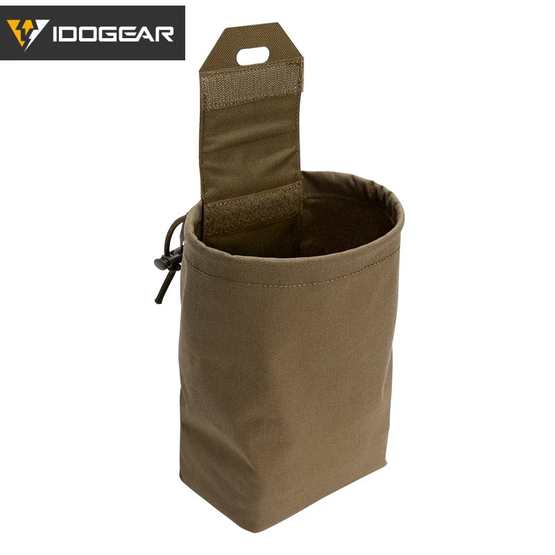 IDOGEAR Tactical Foldable Recycling Bag Dump Pouch MOLLE Drop Pouch durable Mini  35116