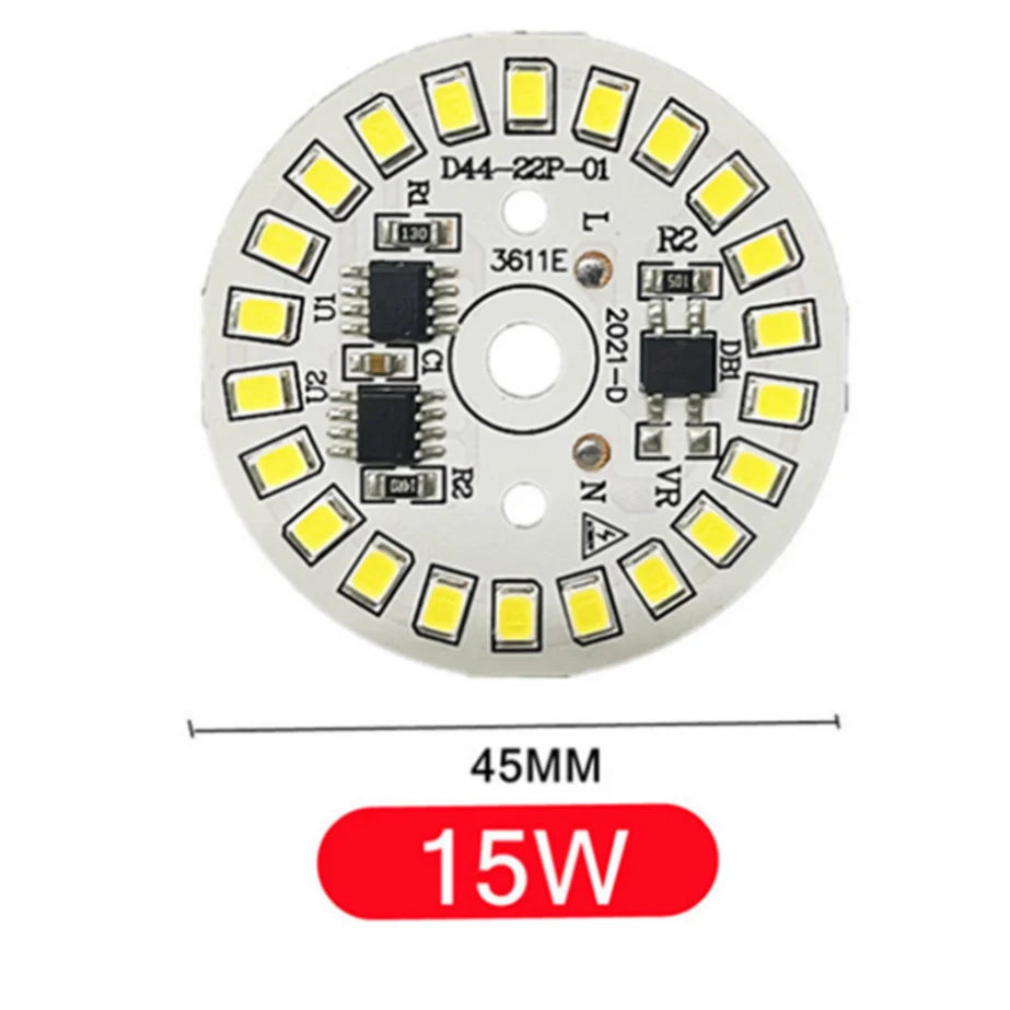 PaaMaa LED Bulb Patch Lamp SMD Plate Circular Module Light Source Plate For Bulb Light AC 220V Led Downlight Chip Spotlight LED