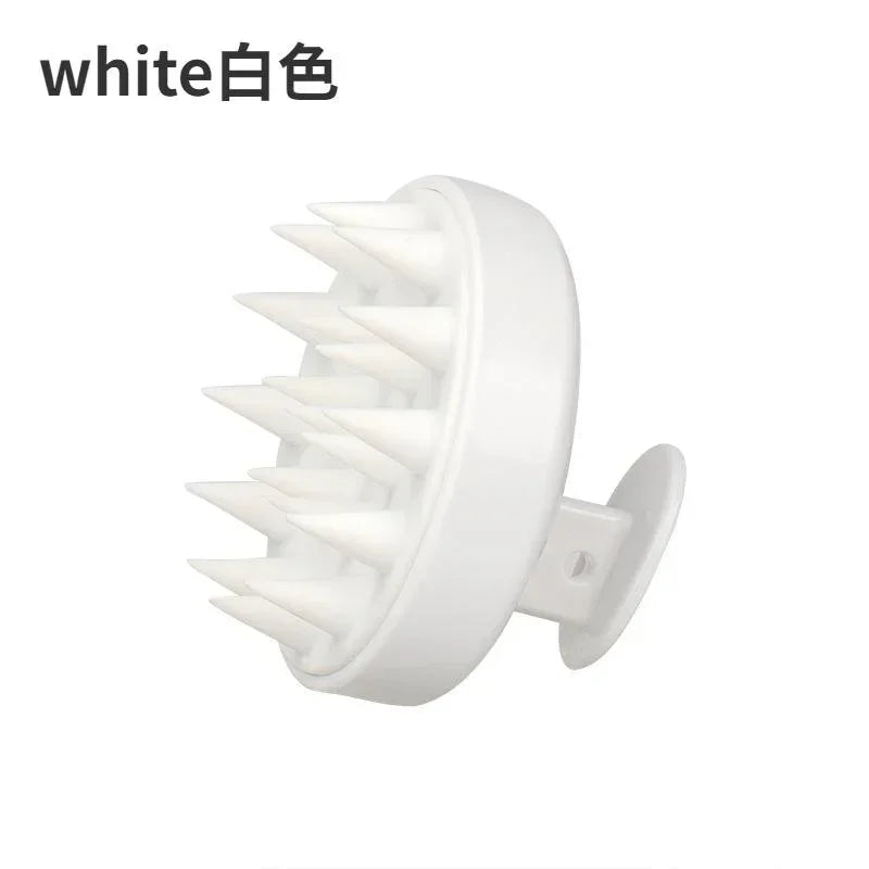 Silicone Shampoo Brush Head Scalp Massage Comb Hair Washing Comb Body Massage Brush Bath Shower Brush Salon Hairdressing Tool