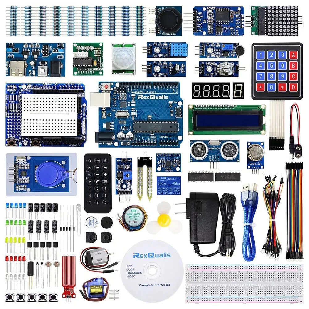 Full Version Starter Learning Kit for Arduino Programming Project DIY Electronics Laboratory Smart Beginner Kit for Arduino IDE