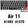 Keyboard Cover for Macbook Air 13 11 Pro 14/16 M1 Touch Bar 15 12 Retina Silicone Protector Skin A2179 A2337 A2338 A2442 US EU