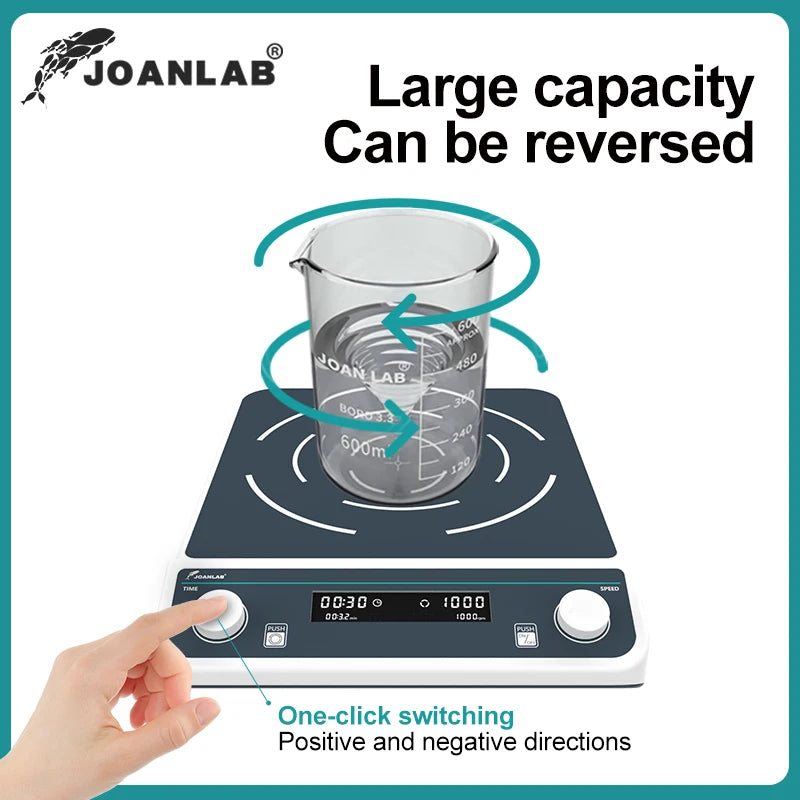 JOANLAB Multi-station Magnetic Stirrer Digital Display Laboratory Stirrer Magnetic Mixer With Heating Four-station Six-Position