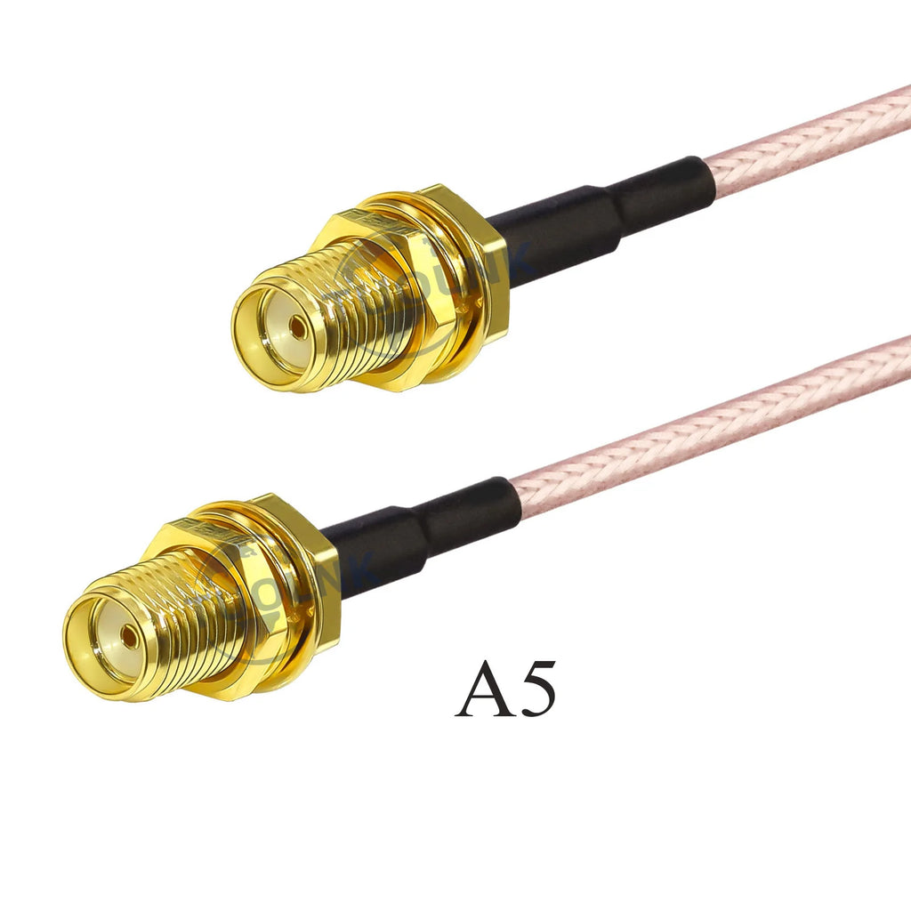 RG316 Cable SMA Male to RP SMA Male/Female Nut Bulkhead Extension Coax Jumper Pigtail WIFI Router Antenna RF Coaxial Cable