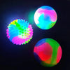 LED Glowing Ball Dog Toy Molar Ball  Balls Flashing Elastic Ball Pet Color Light Ball Interactive Toys For Puppy Cats Dog