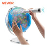 VEVOR Talking World Globe 9in/228.6mm Interactive Globe with Smart Talking Pen LED Night Light USB Interface Kids Early Learning