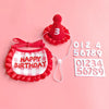 Pet Party Decoration Set Dog Birthday Triangle Scarf Hat Bow Tie Dog Birthday Decoration Supplies Dog Supplies