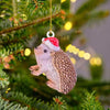 Squirrel Rabbit Bird Elk Hedgehog Pendant Christmas Tree Hanging Animal Ornaments Home Party Decoration 2025 New Year Navidad