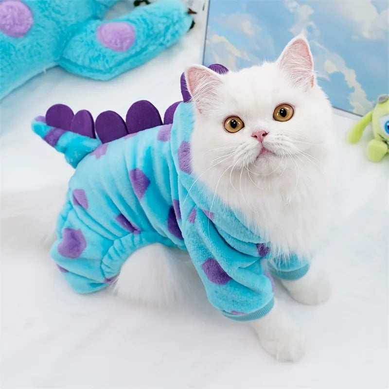 Pet Dog Clothes Cosplay Dog Cat Clothes Warm Dinosaur Clothes Puppy Coat Puppy Clothes Pet Clothes Big Dog Hoodie