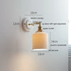 IWHD Nordic Modern Ceramic LED Wall Lamp Sconce Pull Chain Switch Beside Bedroom Bathroom Mirror Stair Light Applique Murale