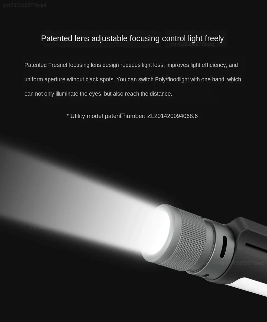 Xiaomi NexTool Outdoor 6 in 1 LED Flashlight Ultra Bright Torch Waterproof  Rechargeable Portable Hand Lantern 3 Lighting Mode