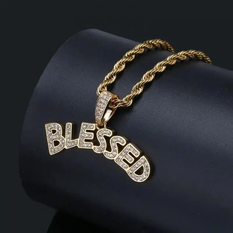 Hip Hop Ice Out Dollar Money Bag Necklace Shiny Cubic Zirconia Wallet Pendant for Men Women Hip Hop Rock Rap Cool Jewelry