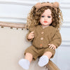 55cm Reborn Baby Doll  Full Body Silicone Waterproof Toddler 22 inch Girl Doll Princess Lifelike Sof Touch Toy Christmas Gift