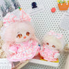 Cute Doll Lovely Clothes With Headband Accessories 2 Colors Flower Bud Skirt Accessories 10/20cm Cotton Doll/EXO Idol Dolls