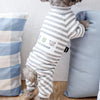 Cotton Dog Pajamas Stripe Classic Pet Jumpsuit Winter Dog Clothes For Small Dog Puppy Cat Costume Chihuahua Yorkie Poodle Outfit