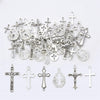 10-40Pcs 14-49mm Antique Silver Cross Alloy Charms Pendants for Necklace Bracelet Earring DIY Jewelry Rosary Making Findings