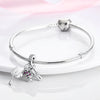 Silver Plated Charms Graduation Campus Mortarboard Beads Fit Original Pandora Bracelet Diy Pendants Jewelry Gift