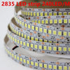 DC12V 24V Flexible Light 2835 240 leds/m 1/2/3/4/5m/lot 10mm PCB  1200 LEDs Strip tape CCT White Warm White Neutral white 4000K