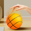 18/21/24CM Kids Bouncing Mute Basketball Squeezable Mute Bouncing Basketball Indoor Silent Ball Foam Basketball Bounce Football