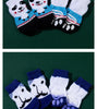 4pcs Winter Pet Dog Socks Small Cat Knit Warm Socks Dog Anti-Slip Socks Chihuahua Thick Paw Protector Booties Pet Accessories