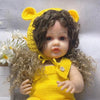 55cm Reborn Baby Doll  Full Body Silicone Waterproof Toddler 22 inch Girl Doll Princess Lifelike Sof Touch Toy Christmas Gift