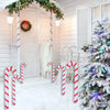 90CM Inflatable Christmas Candy Canes Inflatable Candy Sticks for Christmas Indoor Outdoor Decoration 2023 New Year Party Favors