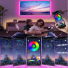 RGB 5050 LED Light Strip USB APP Control Color Changing Lights Flexible Lamp Tape Ribbon Diode Festival Party TV Desk Room Decor