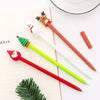 40 Pcs Creative Christmas Gel Pen Student Cute Stationary Supplies Company Office Writing Signature Office Supplies Christmas