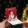 3d Pop Up Greeting Cards With Envelope Friend Family Blessing Postcard For Holiday Birthday New Year Christmas Gifts Xmas Decor