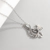 Fashion 925 Sterling Silver Dragon Wedding Necklaces For Women High Quality Designer Jewelry  Accesories  Items