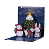 3d Pop Up Greeting Cards With Envelope Friend Family Blessing Postcard For Holiday Birthday New Year Christmas Gifts Xmas Decor