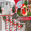 90CM Inflatable Christmas Candy Canes Inflatable Candy Sticks for Christmas Indoor Outdoor Decoration 2023 New Year Party Favors